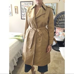Vintage London Fog Trench Coat Petite 6 with sash